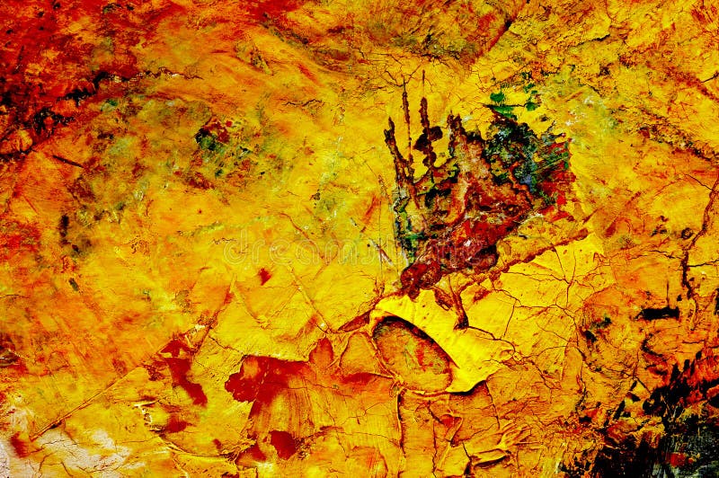Craftsmanship - dry oil paint. Close-up of the dry oil paint on the painter´s palette royalty free stock image